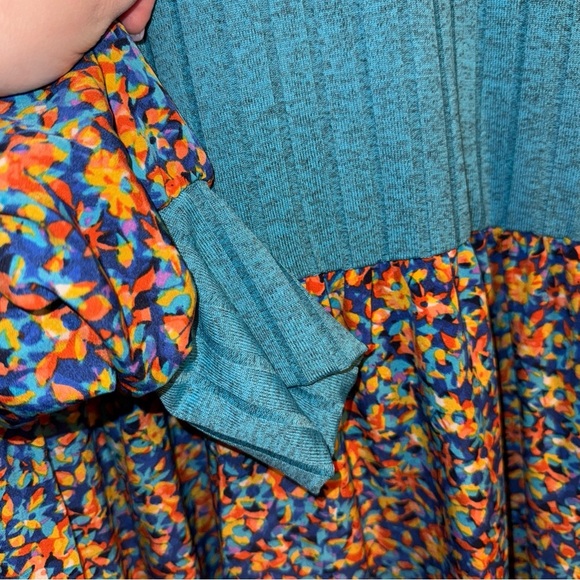 Emery Rose by SHEIN Floral Multicolor Dress - Picture 7 of 7